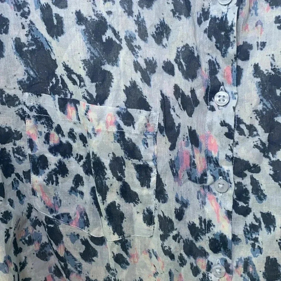 Charlie B cotton animal, print blouse size extra large - Picture 3 of 7